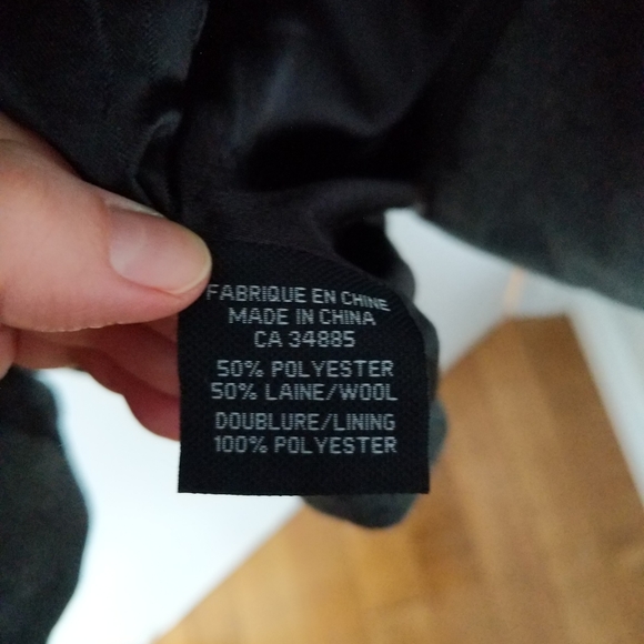 Vintage Lady Dutch double breasted coat in dark grey. Size medium. - Picture 4 of 4